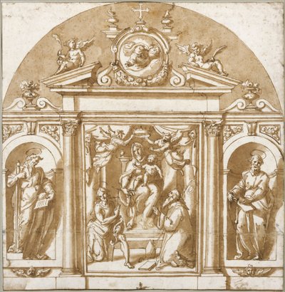 Vergine e santi da Giorgio Vasari